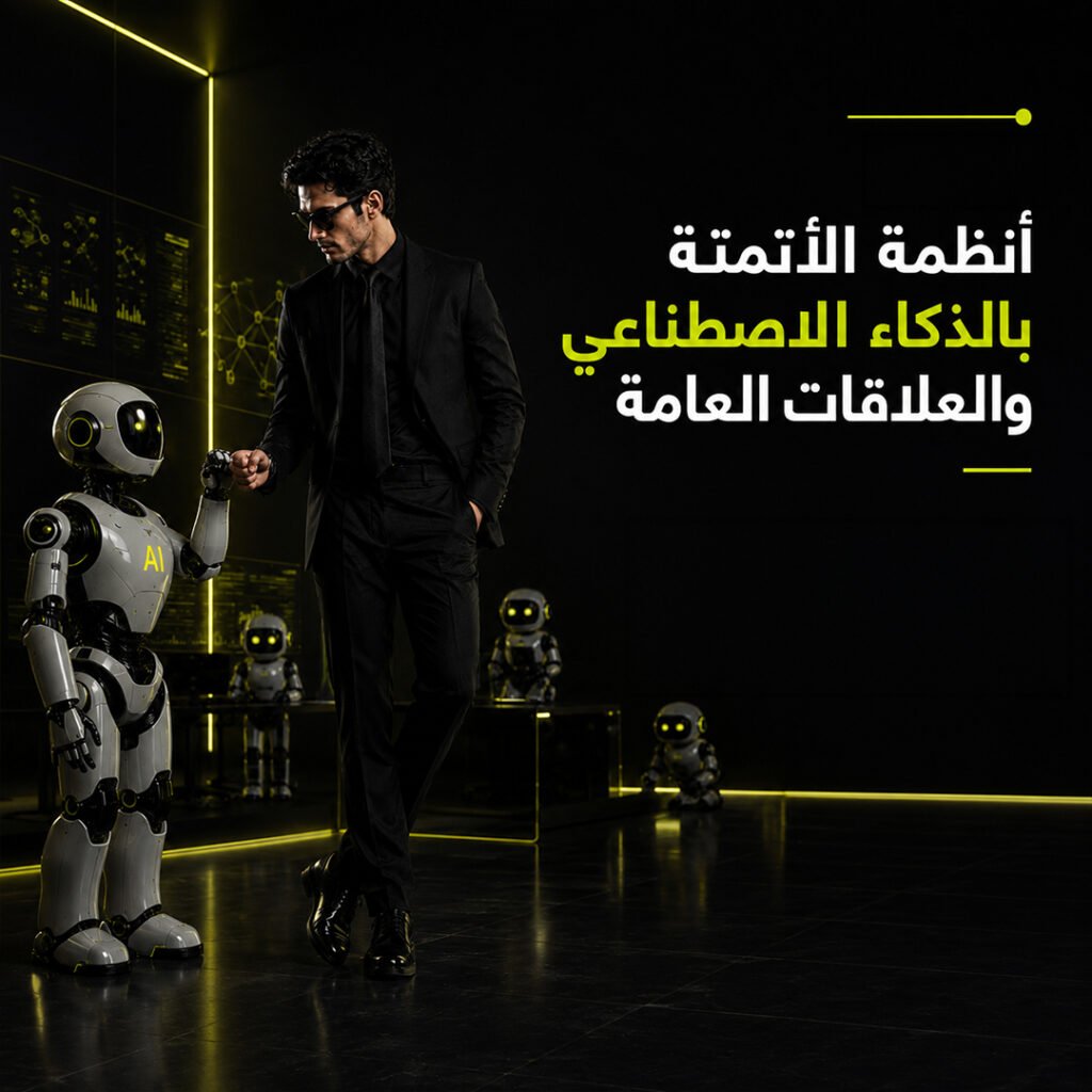 إنتاج نظام الأتمتة وإدارة العلاقات العامة بالذكاء الاصطناعي